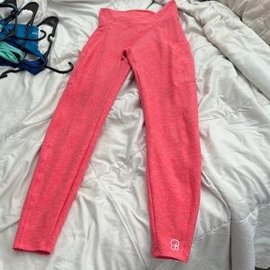 Bombshell Sportswear Peach High-Waisted Leggings